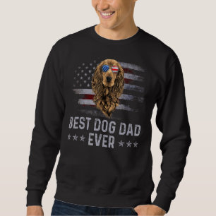 Cocker Spaniel Pap -Amerikaans vlagpatriottisch Trui