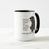 Cocker Spaniel Pap Mok (Voorkant rechts)