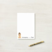 Cocker Spaniel Pap Post-it® Notes (Op bureau)