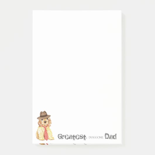 Cocker Spaniel Pap Post-it® Notes (Voorkant)