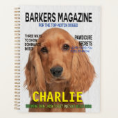 Cocker Spaniel Parody Magazine Hoesje Planner (Voorkant)
