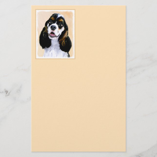 Cocker Spaniel (Parti) Schilderen - Oorspronkelijk (Voorkant)