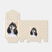 Cocker Spaniel (Parti) Schilderen - Oorspronkelijk Bedankdoosjes (Uitgevouwen)