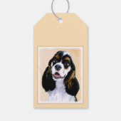 Cocker Spaniel (Parti) Schilderen - Oorspronkelijk Cadeaulabel (Achterkant)