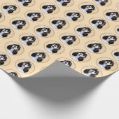 Cocker Spaniel (Parti) Schilderen - Oorspronkelijk Cadeaupapier (Hoek)