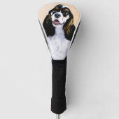 Cocker Spaniel (Parti) Schilderen - Oorspronkelijk Golfheadcover (Voorkant)