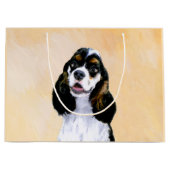 Cocker Spaniel (Parti) Schilderen - Oorspronkelijk Groot Cadeauzakje (Voorkant)