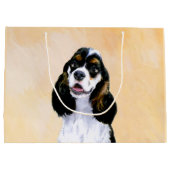 Cocker Spaniel (Parti) Schilderen - Oorspronkelijk Groot Cadeauzakje (Achterkant)