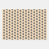 Cocker Spaniel (Parti) Schilderen - Oorspronkelijk Inpakpapier Vel (Voorkant)