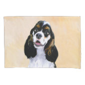 Cocker Spaniel (Parti) Schilderen - Oorspronkelijk Kussensloop (Voorkant)