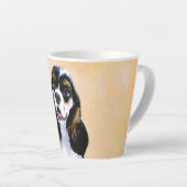 Cocker Spaniel (Parti) Schilderen - Oorspronkelijk Latte Mok (Rechterhoek)