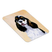 Cocker Spaniel (Parti) Schilderen - Oorspronkelijk Magneet (Rechterzijde)