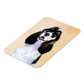 Cocker Spaniel (Parti) Schilderen - Oorspronkelijk Magneet (Linkerzijde)