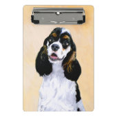 Cocker Spaniel (Parti) Schilderen - Oorspronkelijk Mini Klembord (Voorkant)