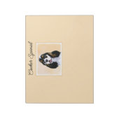 Cocker Spaniel (Parti) Schilderen - Oorspronkelijk Notitieblok (Linkerzijde)