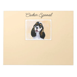 Cocker Spaniel (Parti) Schilderen - Oorspronkelijk Notitieblok