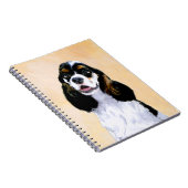 Cocker Spaniel (Parti) Schilderen - Oorspronkelijk Notitieboek (Rechterzijde)