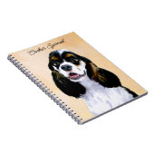 Cocker Spaniel (Parti) Schilderen - Oorspronkelijk Notitieboek (Rechterzijde)