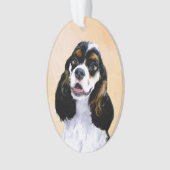Cocker Spaniel (Parti) Schilderen - Oorspronkelijk Ornament (voorkant)