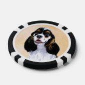 Cocker Spaniel (Parti) Schilderen - Oorspronkelijk Poker Chips (Enkel)