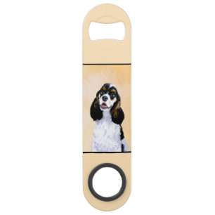 Cocker Spaniel (Parti) Schilderen - Oorspronkelijk Speed Flessenopener