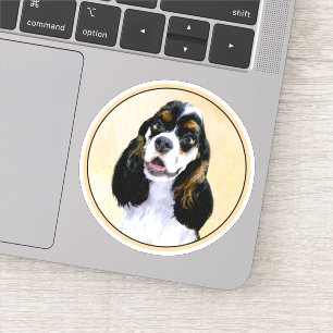 Cocker Spaniel (Parti) Schilderen - Oorspronkelijk Sticker