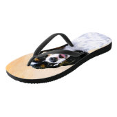 Cocker Spaniel (Parti) Schilderen - Oorspronkelijk Teenslippers (Schuin)