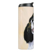 Cocker Spaniel (Parti) Schilderen - Oorspronkelijk Thermosbeker (Gedraaid links)