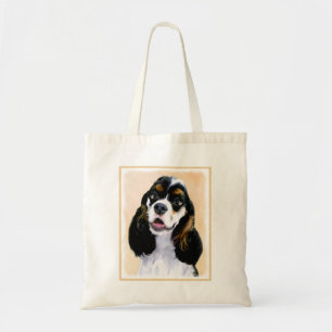 Cocker Spaniel (Parti) Schilderen - Oorspronkelijk Tote Bag