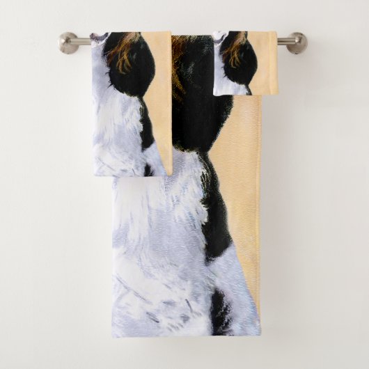 Cocker Spaniel (Parti) Schilderen - Originele Dog Bad Handdoek (Insitu)