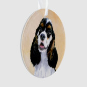 Cocker Spaniel (Parti) Schilderij - Originele Hond Ornament (voorkant)