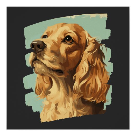 Cocker Spaniel Perfect Poster (Voorkant)