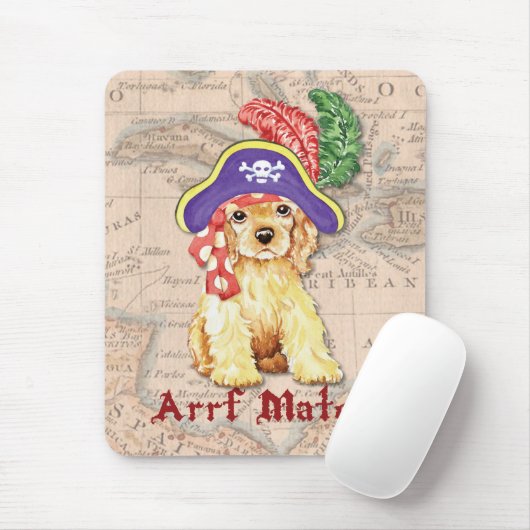 Cocker Spaniel Pirate Muismat (Met muis)