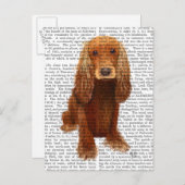 Cocker Spaniel Plain Briefkaart (Voorkant / Achterkant)