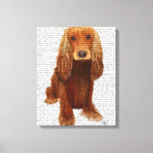 Cocker Spaniel Plain Canvas Afdruk (Voorkant)