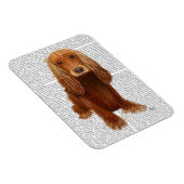 Cocker Spaniel Plain Magneet (Rechterzijde)