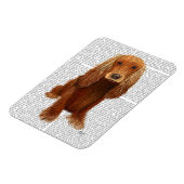Cocker Spaniel Plain Magneet (Linkerzijde)