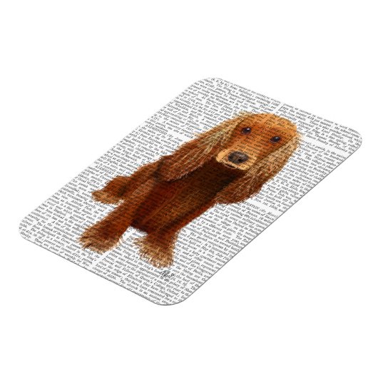 Cocker Spaniel Plain Magneet (Linkerzijde)