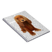 Cocker Spaniel Plain Notitieboek (Rechterzijde)