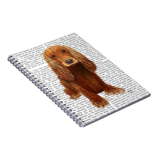 Cocker Spaniel Plain Notitieboek (Rechterzijde)