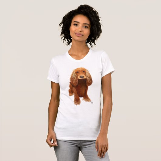 Cocker Spaniel Plain T-shirt (Voorkant volledig)