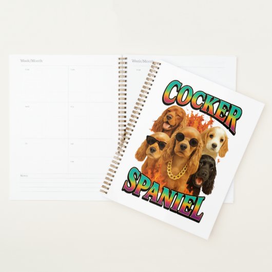Cocker Spaniel Planner (Display)