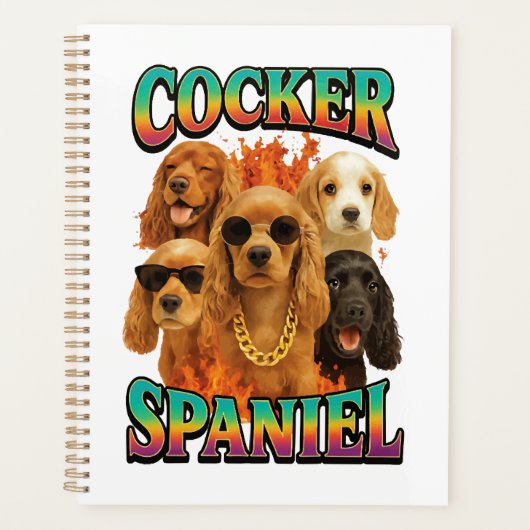 Cocker Spaniel Planner (Voorkant)