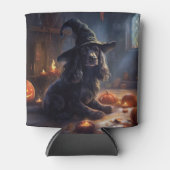 Cocker Spaniel Pompoenen Halloween Griezelen Blikjeskoeler (Voorkant)