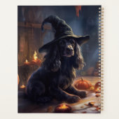 Cocker Spaniel Pompoenen Halloween Griezelen Planner (Achterkant)