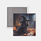 Cocker Spaniel Pompoenen Halloween Scary Magneet (Voorkant / Achterkant)