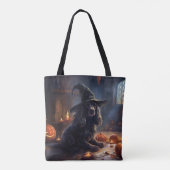 Cocker Spaniel Pompoenen Halloween Scary Tote Bag (Achterkant)