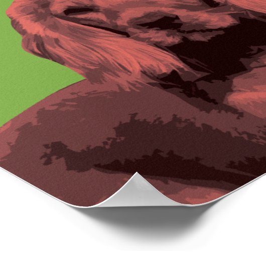 Cocker Spaniel Pop-Art Poster (Hoek)