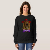 Cocker Spaniel Pop Love Cocker Spaniels Pap Mam Trui (Voorkant volledig)