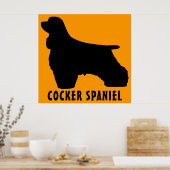 Cocker Spaniel Poster (Keuken)